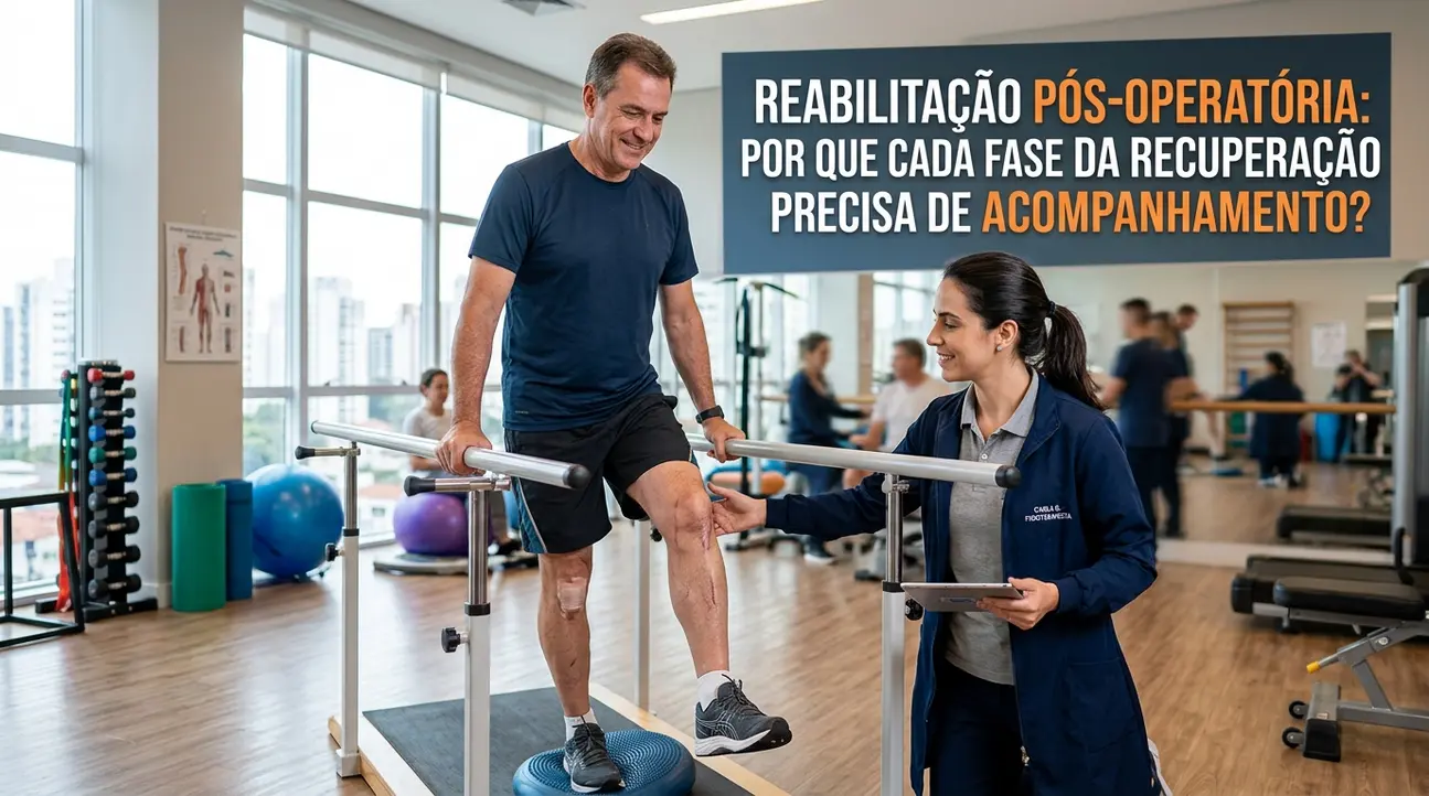 Reabilitação pós-operatória: acompanhamento profissional para recuperação segura