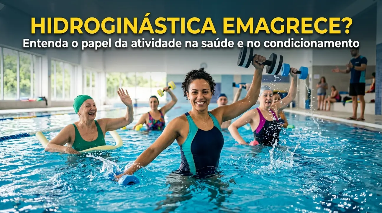 Hidroginástica emagrece: Benefícios para saúde e condicionamento físico
