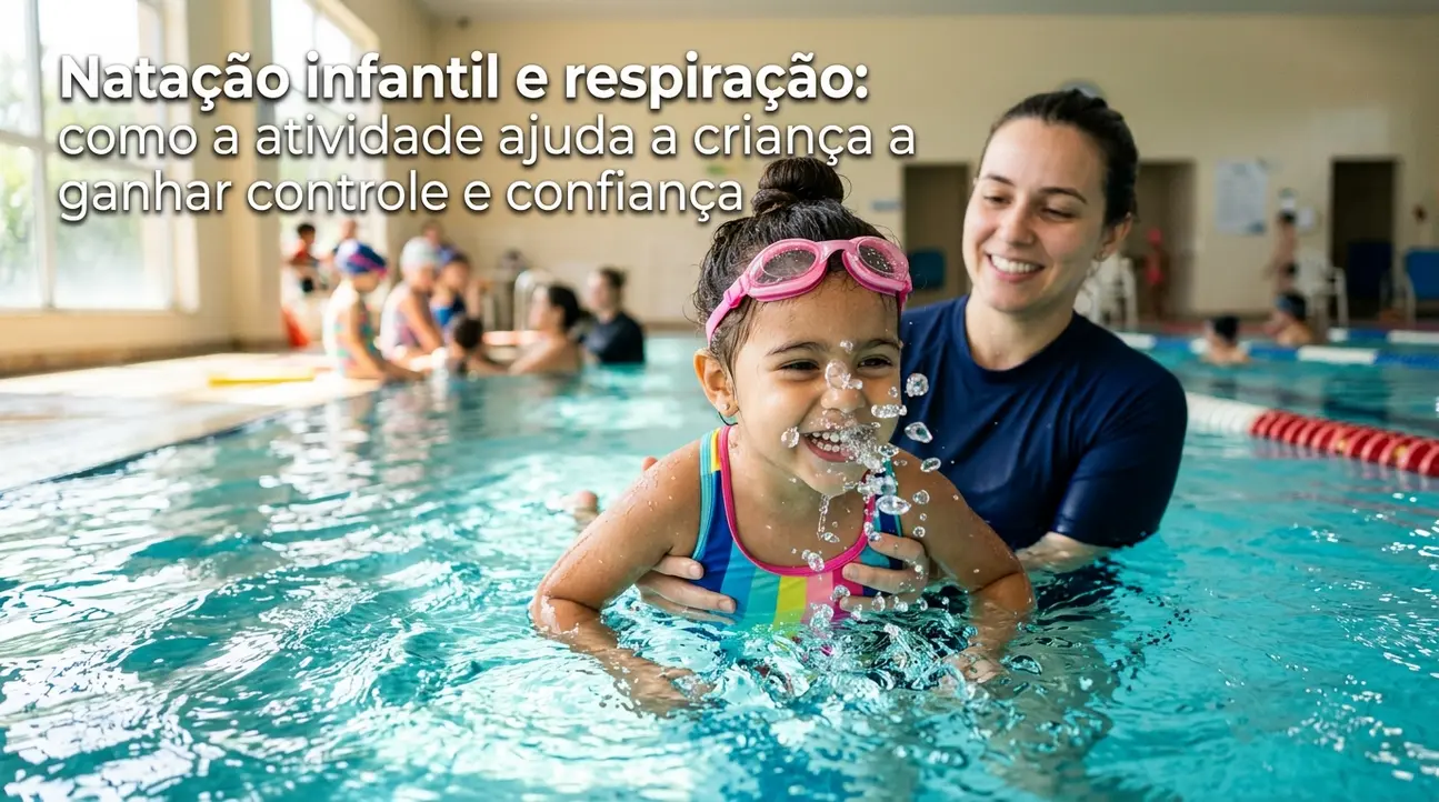 natação infantil e respiração